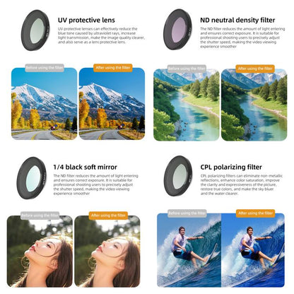 For Insta360 GO Ultra JSR LH Series Lens Filter, UV, CPL, ND8, ND16, ND32, ND64, ND8PL, ND16PL, ND32PL, ND64PL, NIGHT, STAR, Streak Drawing Blue, Streak Drawing Gold, 3 in 1 ND8/16/32, 4 in 1 CPL ND8/16/32, 4 in 1 ND8/16/32/64, 4 in 1 ND8 - 64PL         ... - ORIWHIZDJI & Insta360 AccessoriesInsta360 GO SeriesJSR
