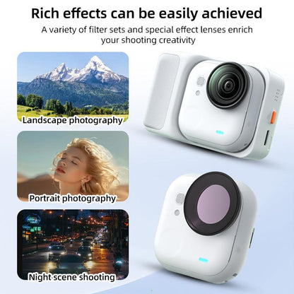 For Insta360 GO Ultra JSR LH Series Lens Filter, UV, CPL, ND8, ND16, ND32, ND64, ND8PL, ND16PL, ND32PL, ND64PL, NIGHT, STAR, Streak Drawing Blue, Streak Drawing Gold, 3 in 1 ND8/16/32, 4 in 1 CPL ND8/16/32, 4 in 1 ND8/16/32/64, 4 in 1 ND8 - 64PL         ... - ORIWHIZDJI & Insta360 AccessoriesInsta360 GO SeriesJSR