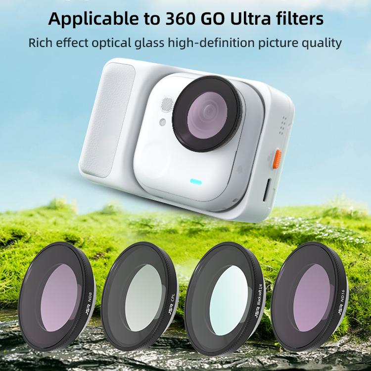 For Insta360 GO Ultra JSR LH Series Lens Filter, UV, CPL, ND8, ND16, ND32, ND64, ND8PL, ND16PL, ND32PL, ND64PL, NIGHT, STAR, Streak Drawing Blue, Streak Drawing Gold, 3 in 1 ND8/16/32, 4 in 1 CPL ND8/16/32, 4 in 1 ND8/16/32/64, 4 in 1 ND8 - 64PL         ... - ORIWHIZDJI & Insta360 AccessoriesInsta360 GO SeriesJSR