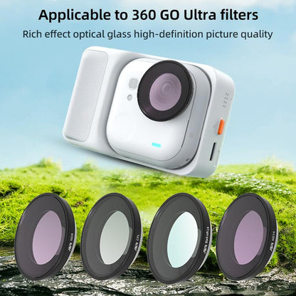 For Insta360 GO Ultra JSR LH Series Lens Filter, UV, CPL, ND8, ND16, ND32, ND64, ND8PL, ND16PL, ND32PL, ND64PL, NIGHT, STAR, Streak Drawing Blue, Streak Drawing Gold, 3 in 1 ND8/16/32, 4 in 1 CPL ND8/16/32, 4 in 1 ND8/16/32/64, 4 in 1 ND8 - 64PL         ... - ORIWHIZDJI & Insta360 AccessoriesInsta360 GO SeriesJSR