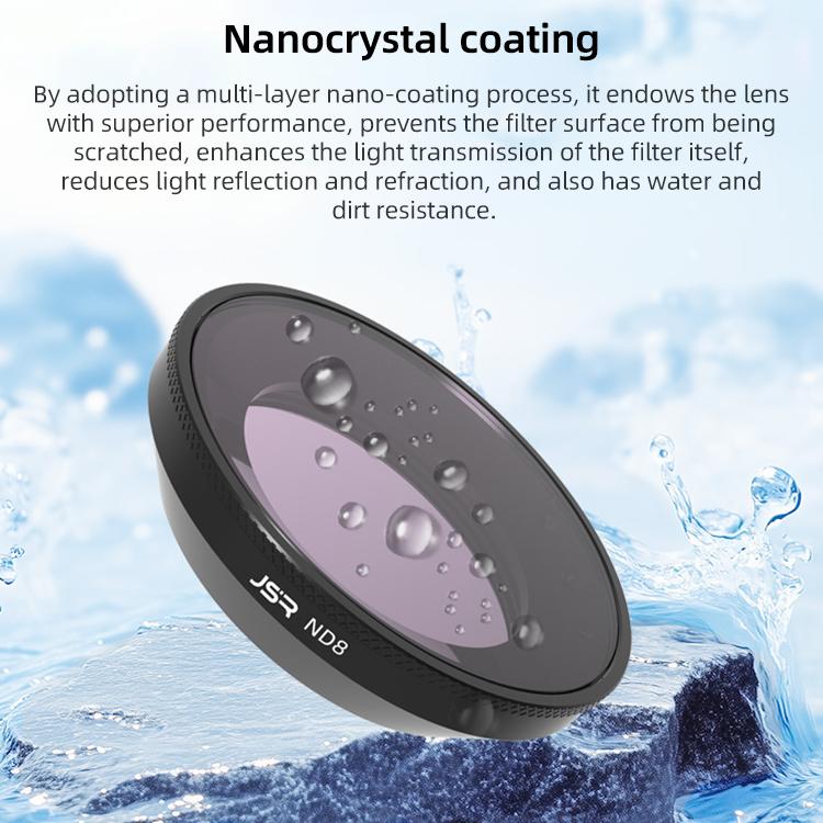 For Insta360 GO Ultra JSR LH Series Lens Filter, UV, CPL, ND8, ND16, ND32, ND64, ND8PL, ND16PL, ND32PL, ND64PL, NIGHT, STAR, Streak Drawing Blue, Streak Drawing Gold, 3 in 1 ND8/16/32, 4 in 1 CPL ND8/16/32, 4 in 1 ND8/16/32/64, 4 in 1 ND8 - 64PL         ... - ORIWHIZDJI & Insta360 AccessoriesInsta360 GO SeriesJSR