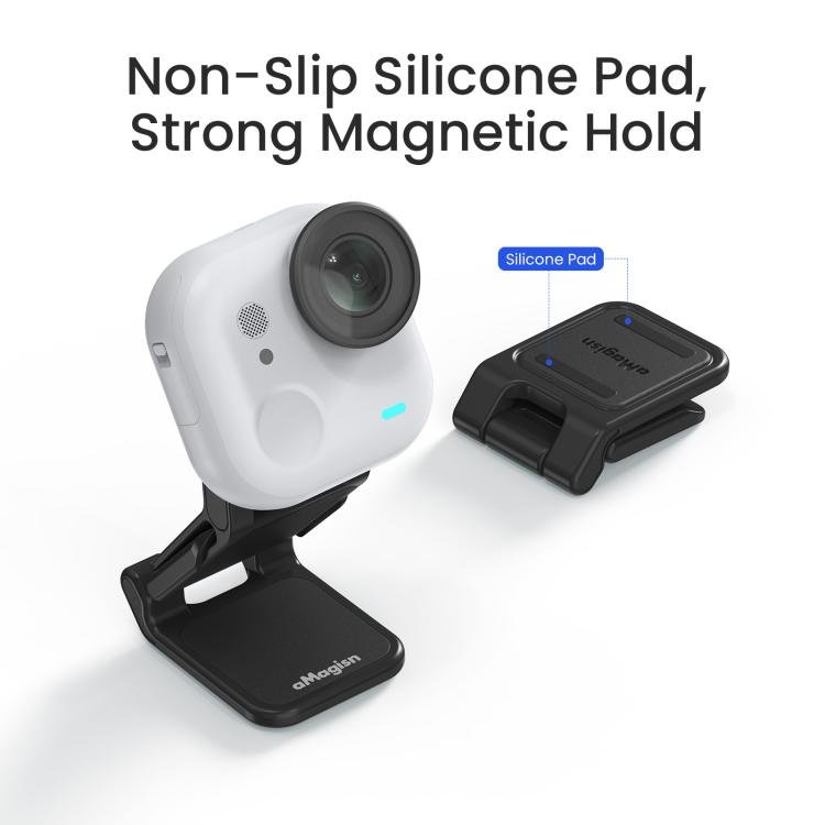 For Insta360 GO Ultra Magnetic Easy Clip AMagisn Mount 180 - Degree Adjustable Angle For Flexible POV Shooting - ORIWHIZaMagisnDJI & Insta360 AccessoriesInsta360 GO Series
