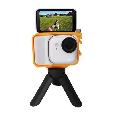 For Insta360 GO Ultra PC Expansion Cage with 1/4 - inch Screw Hole & Cold Shoe Mount - ORIWHIZDJI & Insta360 AccessoriesInsta360 GO SeriesMounts