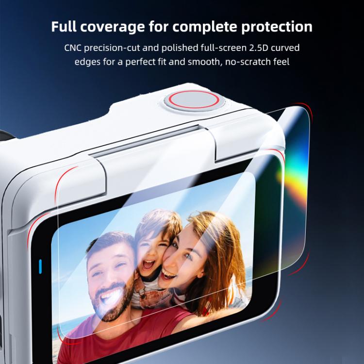 For Insta360 GO Ultra PULUZ 2 in 1 Screen + Lens Tempered Glass Film, For Insta360 GO Ultra - ORIWHIZDJI & Insta360 AccessoriesInsta360 GO SeriesProtection & Cases