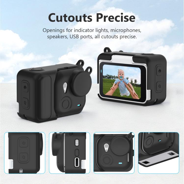 For Insta360 GO Ultra PULUZ 2 in 1 Silicone Expansion Module Body & Lens Cover, For Insta360 GO Ultra - ORIWHIZDJI & Insta360 AccessoriesInsta360 GO SeriesProtection & Cases