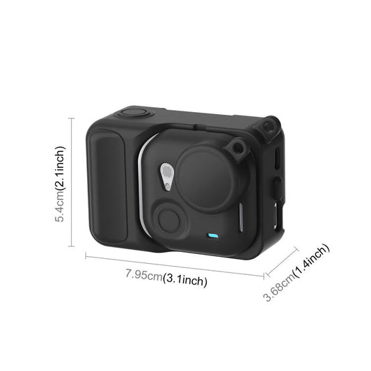 غطاء عدسة ووحدة توسيع سيليكونية PULUZ 2 في 1 لكاميرا Insta360 GO Ultra، متوافق مع Insta360 GO Ultra - ملحقات ORIWHIZDJI وInsta360، حماية وحافظات سلسلة Insta360 GO
