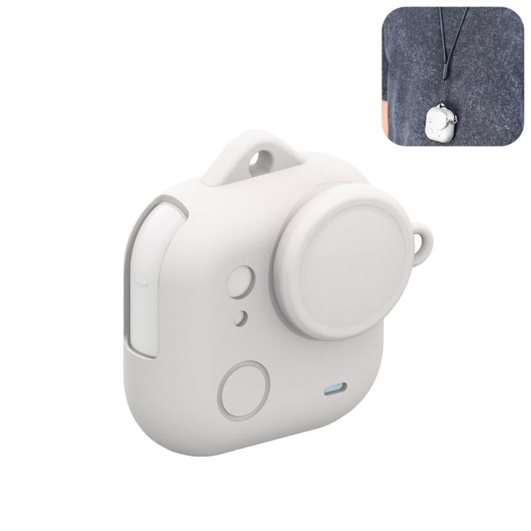 For Insta360 GO Ultra PULUZ Body Silicone Protective Cover with Lens Cap & Lanyards, Protective Cover (Black), Protective Cover (Red), Protective Cover (White) - ORIWHIZDJI & Insta360 AccessoriesInsta360 GO SeriesProtection & Cases