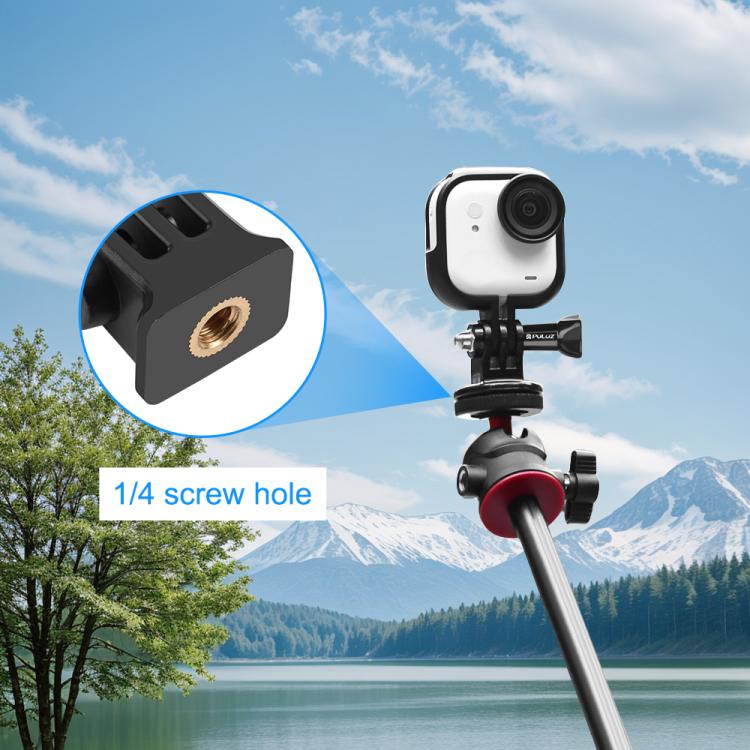 For Insta360 GO Ultra PULUZ PC Plastic Frame Adapter Base Mount, Plastic Frame - ORIWHIZDJI & Insta360 AccessoriesInsta360 GO SeriesMounts