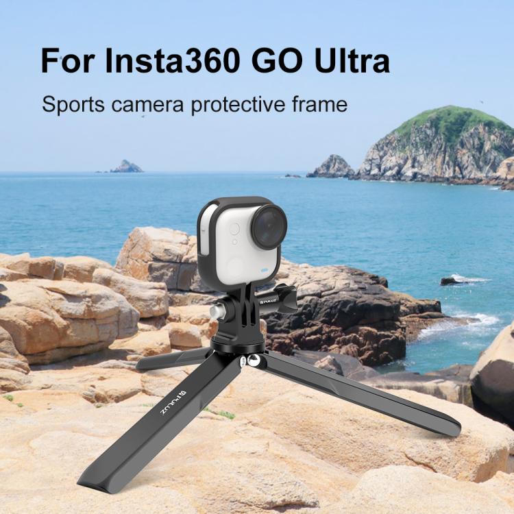 For Insta360 GO Ultra PULUZ PC Plastic Frame Adapter Base Mount, Plastic Frame - ORIWHIZDJI & Insta360 AccessoriesInsta360 GO SeriesMounts
