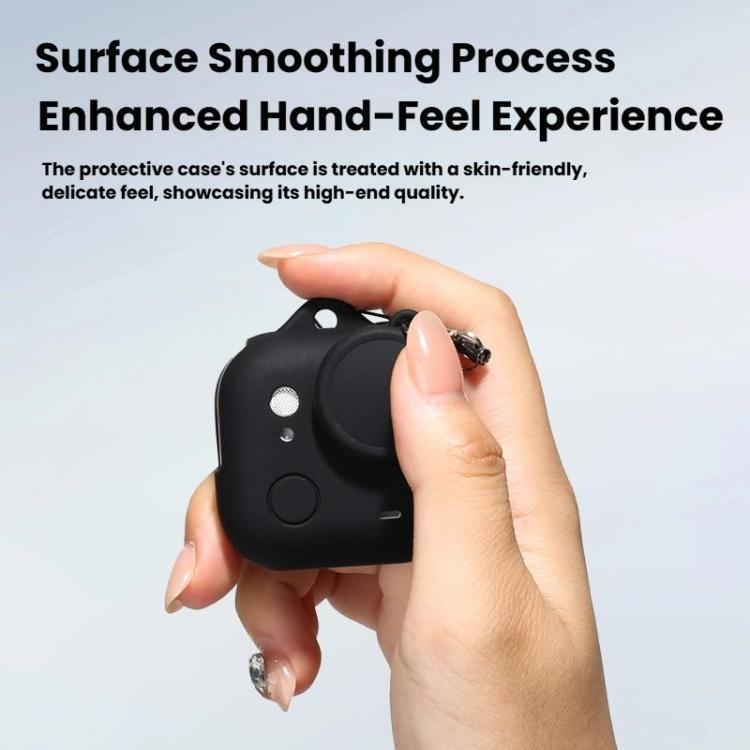 For Insta360 GO Ultra Silicone Case & Lens Cap Set with Lanyard Anti - Scratch Camera Body Protector, Silicone Case & Lens Cap Set - ORIWHIZDJI & Insta360 AccessoriesInsta360 GO SeriesProtection & Cases