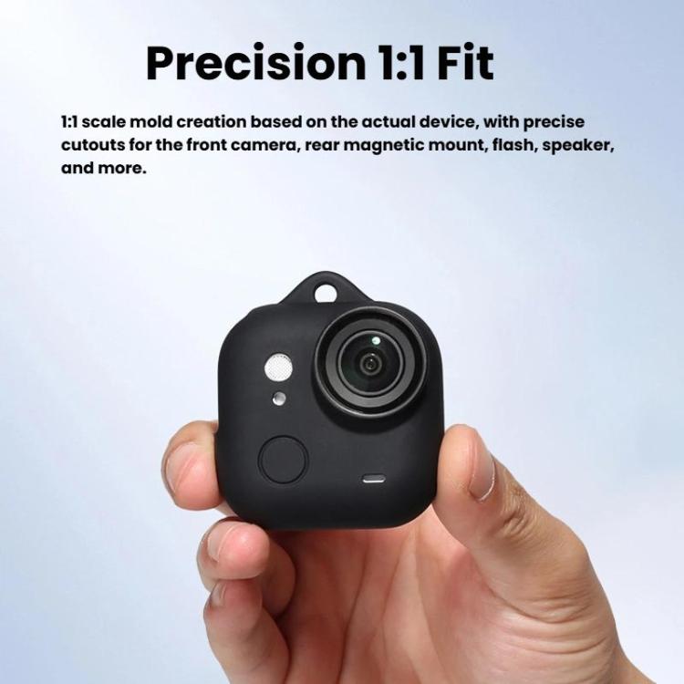 For Insta360 GO Ultra Silicone Case & Lens Cap Set with Lanyard Anti - Scratch Camera Body Protector, Silicone Case & Lens Cap Set - ORIWHIZDJI & Insta360 AccessoriesInsta360 GO SeriesProtection & Cases