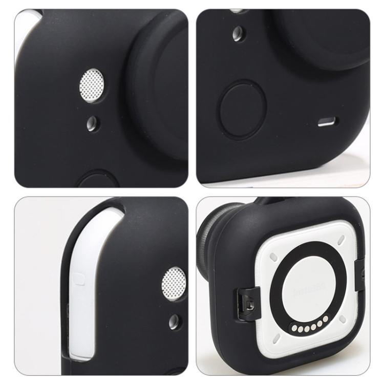 For Insta360 GO Ultra Silicone Case & Lens Cap Set with Lanyard Anti - Scratch Camera Body Protector, Silicone Case & Lens Cap Set - ORIWHIZDJI & Insta360 AccessoriesInsta360 GO SeriesProtection & Cases