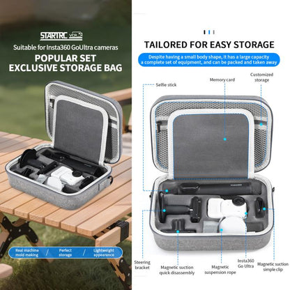 For Insta360 Go Ultra STARTRC Full Kit Portable Handbag Shoulder Nylon Storage Bag, For Insta360 Go Ultra - ORIWHIZDJI & Insta360 AccessoriesInsta360 GO SeriesProtection & Cases