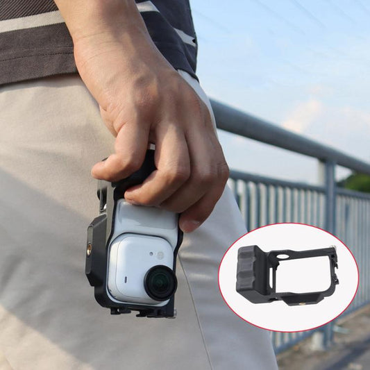 Para Insta360 GO Ultra Street Photography Grip Kit Handheld Shooting Expansion Cage Frame - ORIWHIZDJI & Insta360 AccessoriesInsta360 GO SeriesSticks & Grips