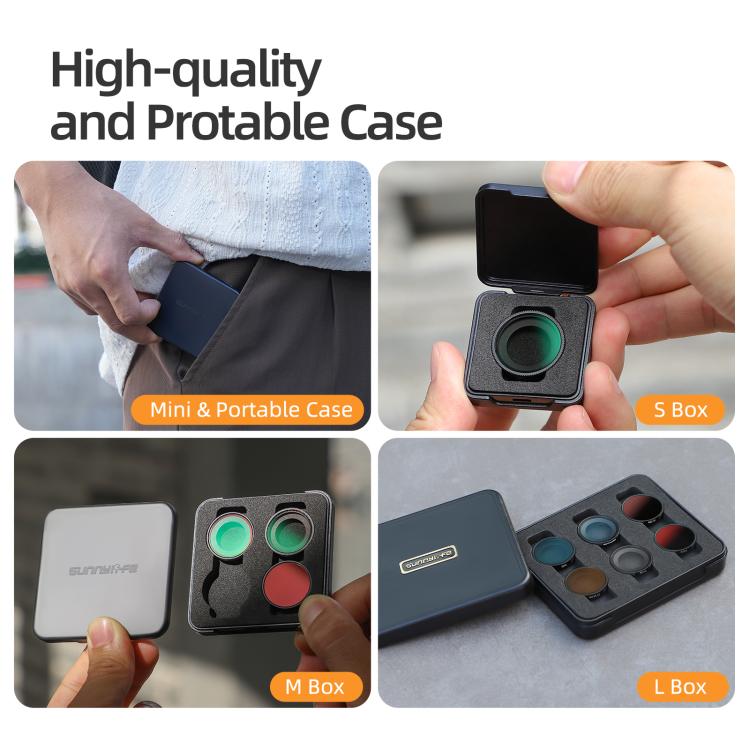 For Insta360 GO Ultra Sunnylife Camera Lens Filter, Black Mist 1/4, CPL, MCUV, ND8, ND16, ND32, ND64, ND8PL, ND16PL, ND32PL, ND64PL, 3 in 1 Light Shadow, 3 in 1 Mixed Filter, 4 in 1 Mixed Filter, 4 in 1 ND, 4 in 1 NDPL, 6 in 1 Mixed Filter - ORIWHIZDJI & Insta360 AccessoriesInsta360 GO SeriesLen Accessories