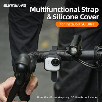 For Insta360 GO Ultra Sunnylife Expansion Band Strap Silicone Protective Cover Wristband Backpack Bicycle Stripe Cat Collar, For Insta360 GO Ultra - ORIWHIZDJI & Insta360 AccessoriesInsta360 GO SeriesProtection & Cases