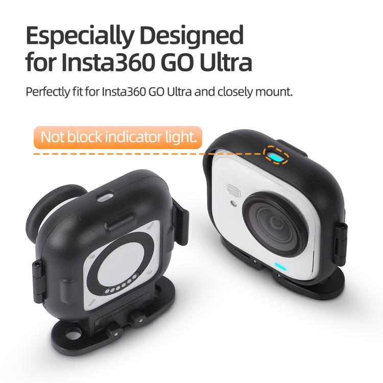For Insta360 GO Ultra Sunnylife Foldable Vertical - Horizontal Adapter Mount Protective Frame Mounting Brackets Housing Cover, For Insta360 GO Ultra - ORIWHIZDJI & Insta360 AccessoriesInsta360 GO SeriesMounts