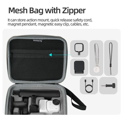 For Insta360 GO Ultra Sunnylife Full Kit Portable Protective Box Storage Bag, For Insta360 GO Ultra - ORIWHIZDJI & Insta360 AccessoriesInsta360 GO SeriesProtection & Cases
