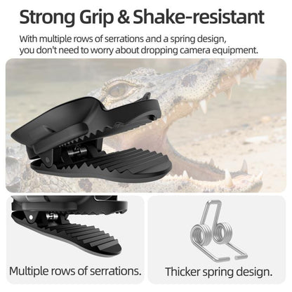 For Insta360 GO Ultra Sunnylife Magnetic Backpack Clip Action Camera Clamp Vertical - Horizontal Mount, For Insta360 GO Ultra Black - ORIWHIZDJI & Insta360 AccessoriesInsta360 GO SeriesMounts