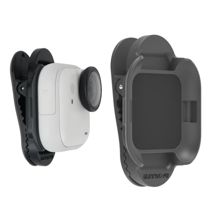 For Insta360 GO Ultra Sunnylife Magnetic Backpack Clip Action Camera Clamp Vertical - Horizontal Mount, For Insta360 GO Ultra Black - ORIWHIZDJI & Insta360 AccessoriesInsta360 GO SeriesMounts