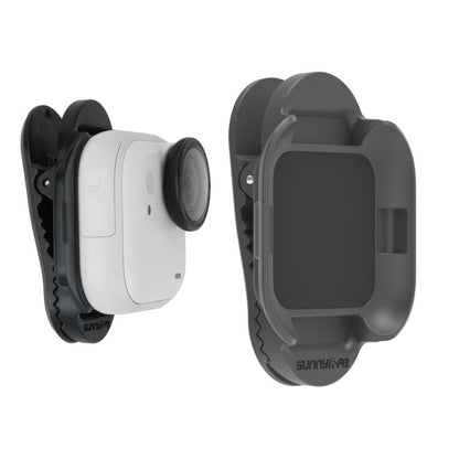 For Insta360 GO Ultra Sunnylife Magnetic Backpack Clip Action Camera Clamp Vertical - Horizontal Mount, For Insta360 GO Ultra Black - ORIWHIZDJI & Insta360 AccessoriesInsta360 GO SeriesMounts