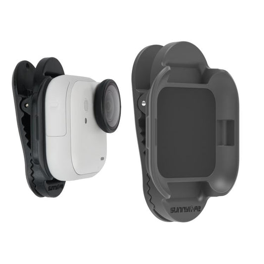 For Insta360 GO Ultra Sunnylife Magnetic Backpack Clip Action Camera Clamp Vertical - Horizontal Mount, For Insta360 GO Ultra Black - ORIWHIZDJI & Insta360 AccessoriesInsta360 GO SeriesMounts