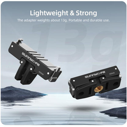 For Insta360 GO Ultra Sunnylife Magnetic Quick Release Adapter Mount Foldable Base Dual - Claws 1/4 Adapter, AD049 For Insta360 GO Ultra - ORIWHIZDJI & Insta360 AccessoriesInsta360 GO SeriesMounts
