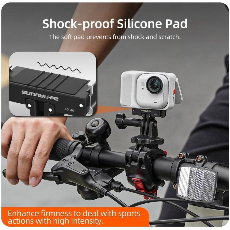 For Insta360 GO Ultra Sunnylife Magnetic Quick Release Adapter Mount Foldable Base Dual - Claws 1/4 Adapter, AD049 For Insta360 GO Ultra - ORIWHIZDJI & Insta360 AccessoriesInsta360 GO SeriesMounts
