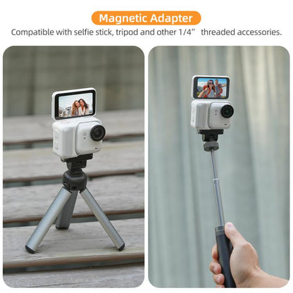 For Insta360 GO Ultra Sunnylife Quick - Release Magnetic Base Mount 1/4 180 Tilt Adjustable Tabletop Base Bracket, DZ - 143 For Insta360 GO Ultra - ORIWHIZDJI & Insta360 AccessoriesInsta360 GO SeriesMounts