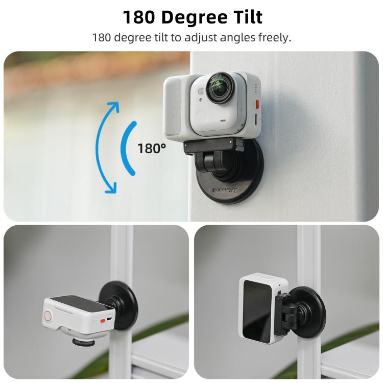 For Insta360 GO Ultra Sunnylife Quick - Release Magnetic Base Mount 1/4 180 Tilt Adjustable Tabletop Base Bracket, DZ - 143 For Insta360 GO Ultra - ORIWHIZDJI & Insta360 AccessoriesInsta360 GO SeriesMounts