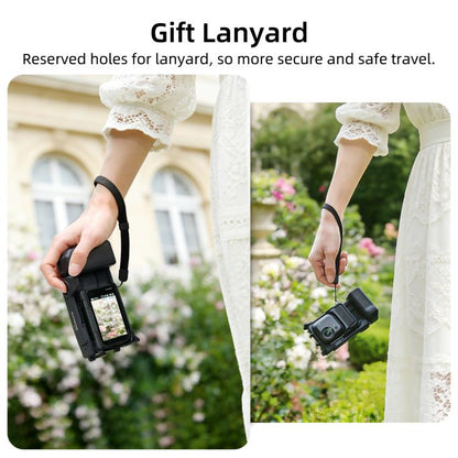 For Insta360 GO Ultra Sunnylife Street Photography Handle Ergonomic Hand Grip Quick Release Shutter Handle, For Insta360 GO Ultra (Black), For Insta360 GO Ultra (White) - ORIWHIZDJI & Insta360 AccessoriesInsta360 GO SeriesSticks & Grips