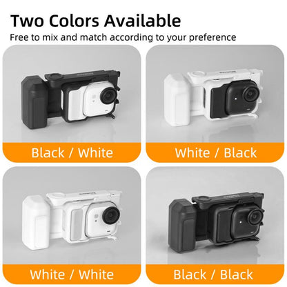 For Insta360 GO Ultra Sunnylife Street Photography Handle Ergonomic Hand Grip Quick Release Shutter Handle, For Insta360 GO Ultra (Black), For Insta360 GO Ultra (White) - ORIWHIZDJI & Insta360 AccessoriesInsta360 GO SeriesSticks & Grips