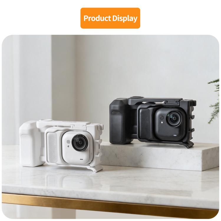 For Insta360 GO Ultra Sunnylife Street Photography Handle Ergonomic Hand Grip Quick Release Shutter Handle, For Insta360 GO Ultra (Black), For Insta360 GO Ultra (White) - ORIWHIZDJI & Insta360 AccessoriesInsta360 GO SeriesSticks & Grips