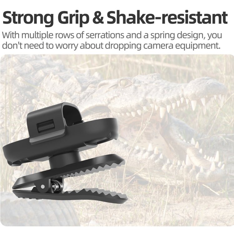 For Insta360 GO3 / GO 3S Sunnylife 360 Degree Rotation Backpack Clip Action Camera Clamp Mount, Rotation Backpack Clip - ORIWHIZDJI & Insta360 AccessoriesInsta360 GO SeriesMounts