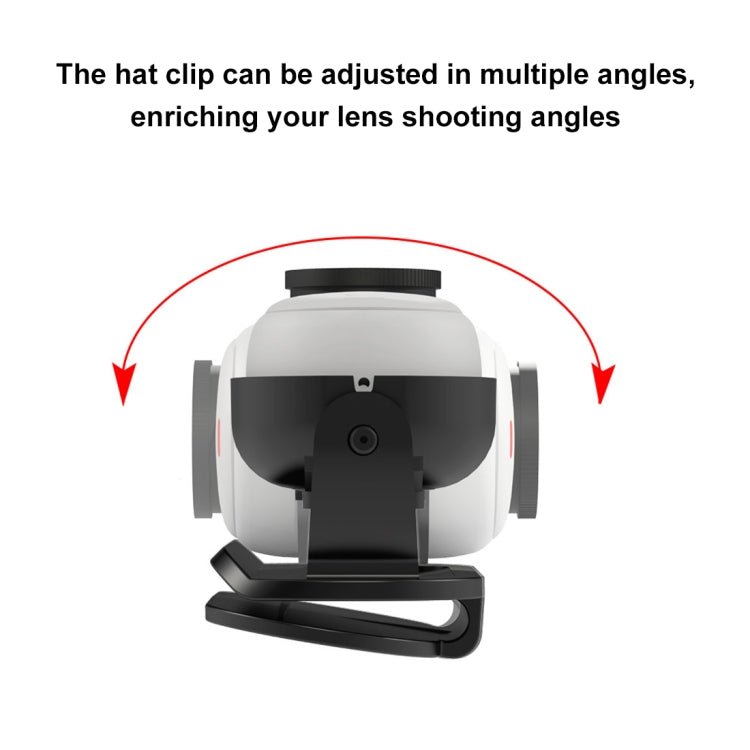 For Insta360 GO3 PULUZ Backpack Hat Rec - mounts Quick Release Clamp Mount, Easy Clip - ORIWHIZDJI & Insta360 AccessoriesInsta360 GO SeriesMounts