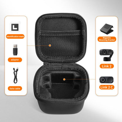 For Insta360 Link 2 / 2C / 2 Pro STARTRC Mini Portable Body Diamond Texture PU Storage Bag, For Insta360 Link 2 - ORIWHIZDJI & Insta360 AccessoriesOther Insta360 AccessoriesSTARTRC