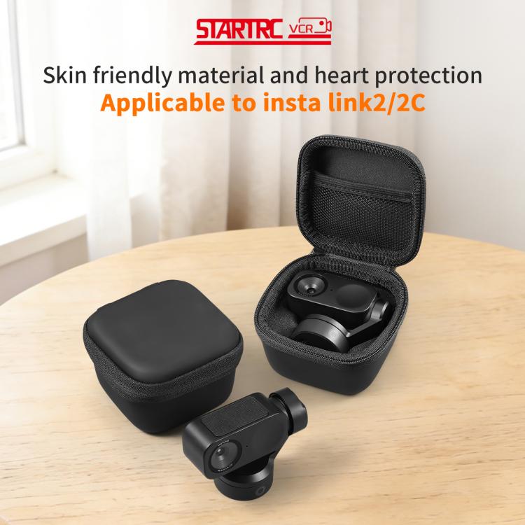 For Insta360 Link 2 / 2C / 2 Pro STARTRC Mini Portable Body Diamond Texture PU Storage Bag, For Insta360 Link 2 - ORIWHIZDJI & Insta360 AccessoriesOther Insta360 AccessoriesSTARTRC