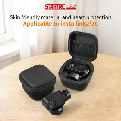 For Insta360 Link 2 / 2C / 2 Pro STARTRC Mini Portable Body Diamond Texture PU Storage Bag, For Insta360 Link 2 - ORIWHIZDJI & Insta360 AccessoriesOther Insta360 AccessoriesSTARTRC
