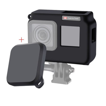 For Insta360 One R 4K with Frame Shockproof Silicone Protective Case with Lens Cap Cover, 4K Case + Lens Cap - ORIWHIZDJI & Insta360 AccessoriesOther Insta360 Accessories