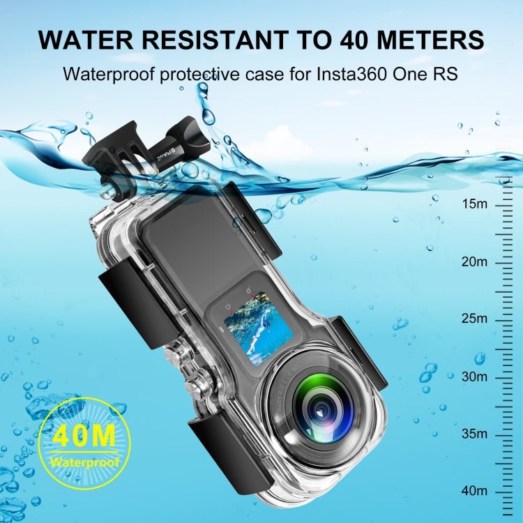 For Insta360 One RS 1 - Inch 360 Edition PULUZ 40m Underwater Waterproof Housing Case - ORIWHIZDJI & Insta360 AccessoriesOther Insta360 AccessoriesPULUZ