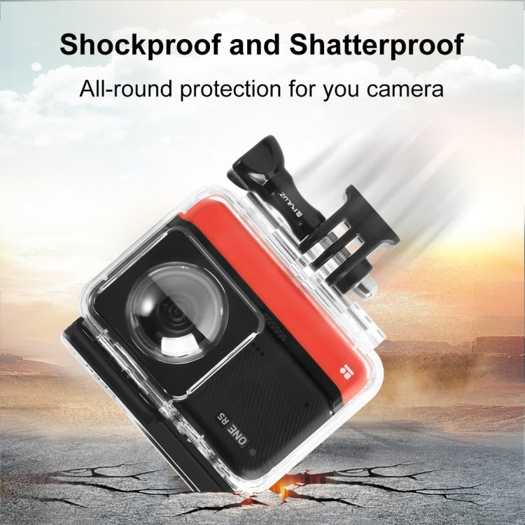 For Insta360 One RS 360 Edition PULUZ 30m Underwater Depth Diving Case Waterproof Housing, For Insta360 One RS 360 Edition Diving Case - ORIWHIZDJI & Insta360 AccessoriesOther Insta360 AccessoriesPULUZ