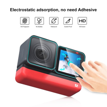 For Insta360 One RS PULUZ 3 in 1 Screen + 4K Lens + Leica Lens Tempered Glass Film, For Insta360 One RS - ORIWHIZDJI & Insta360 AccessoriesOther Insta360 AccessoriesPULUZ