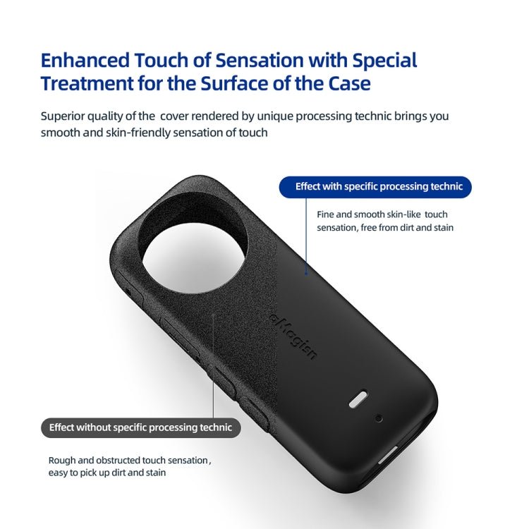For Insta360 X3 AMagisn Body Silicone Protective Cover, Body+Lens Case (Black), Body+Lens Case (Blue), Body Case (black), Body Case (Blue), Lens Case (Black), Lens Case (Blue) - ORIWHIZaMagisnDJI & Insta360 AccessoriesInsta360 X Series