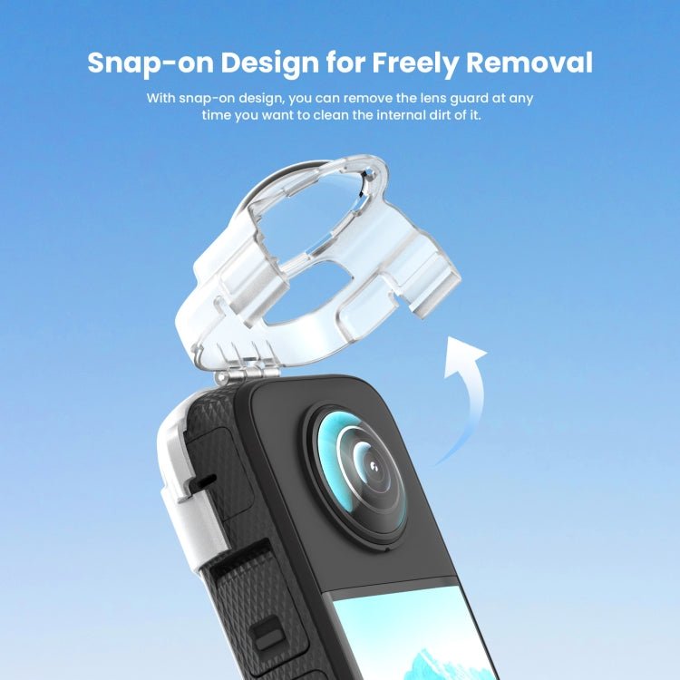 For Insta360 X3 AMagisn Protective Camera Accessories, Lens Guard, Silicone Case, Lens Guard+Case - ORIWHIZaMagisnDJI & Insta360 AccessoriesInsta360 X Series