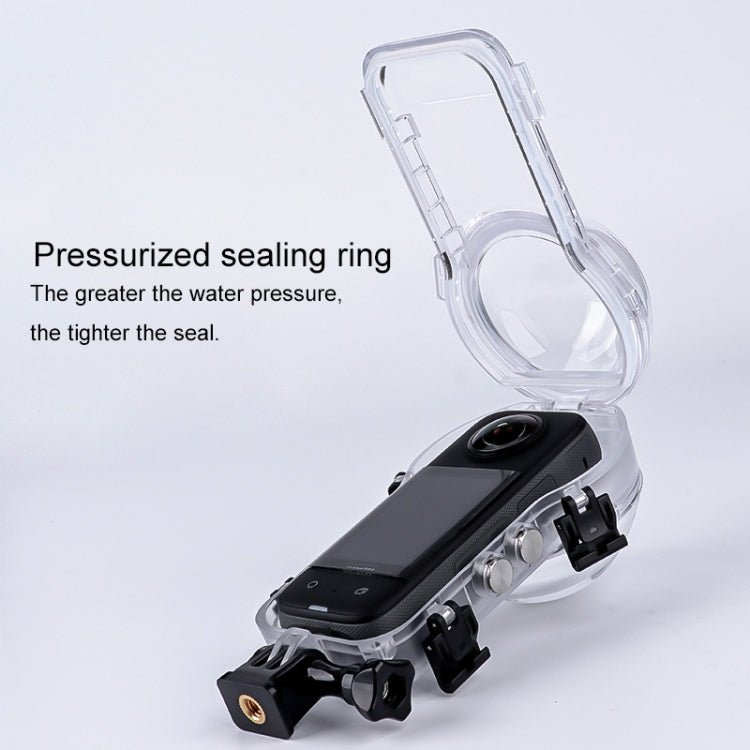 For Insta360 X3 Camera 50m Waterproof Sealed Diving Case, For Insta360 X3 50m Waterproof - ORIWHIZDJI & Insta360 AccessoriesInsta360 X SeriesProtection & Cases