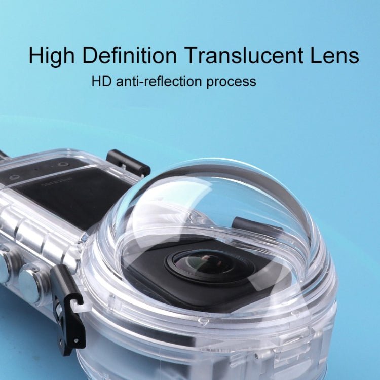 For Insta360 X3 Camera 50m Waterproof Sealed Diving Case, For Insta360 X3 50m Waterproof - ORIWHIZDJI & Insta360 AccessoriesInsta360 X SeriesProtection & Cases