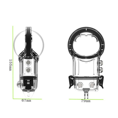 For Insta360 X3 Camera Waterproof Case Sealed Diving Shell (Neutral Without Logo), Neutral Without Logo - ORIWHIZDJI & Insta360 AccessoriesInsta360 X SeriesProtection & Cases