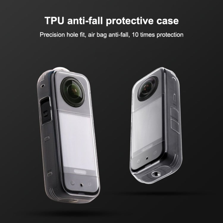 For Insta360 X3 Full Body Clear TPU Protective Case, Full Body Case - ORIWHIZDJI & Insta360 AccessoriesInsta360 X SeriesProtection & Cases