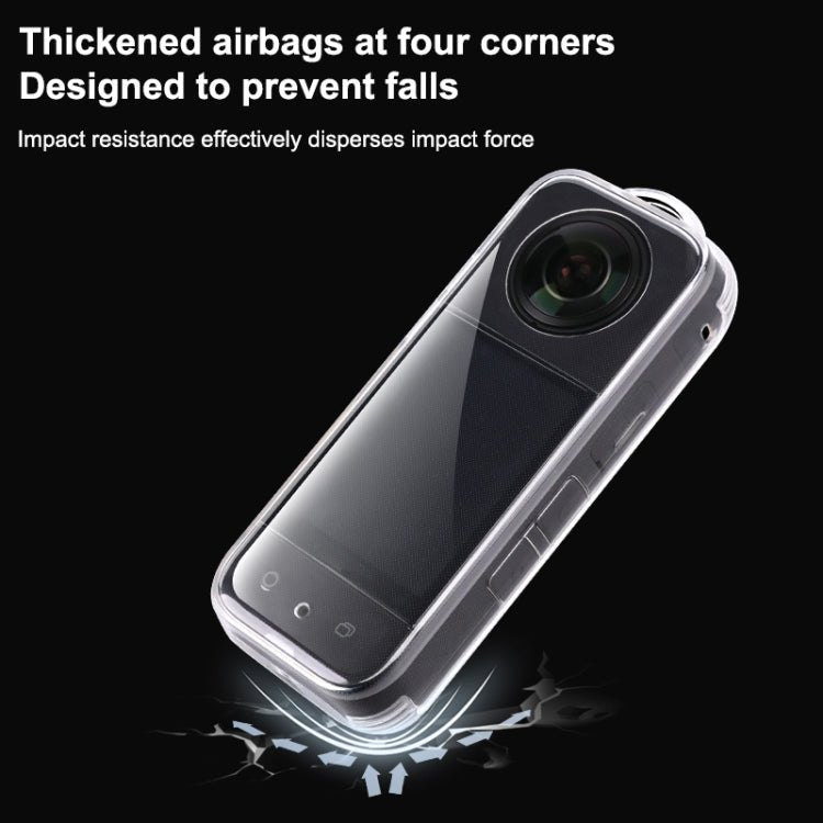 For Insta360 X3 Full Body Clear TPU Protective Case, Full Body Case - ORIWHIZDJI & Insta360 AccessoriesInsta360 X SeriesProtection & Cases