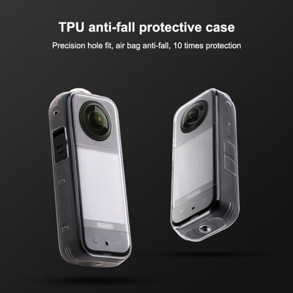For Insta360 X3 Hollow Clear TPU Protective Case, Hollow Case - ORIWHIZDJI & Insta360 AccessoriesInsta360 X SeriesProtection & Cases